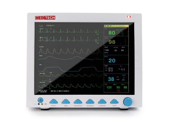 麦迪特 Monitor Ασθενή ECG, SPO2, NIBP, RESP, TEMP, PR.